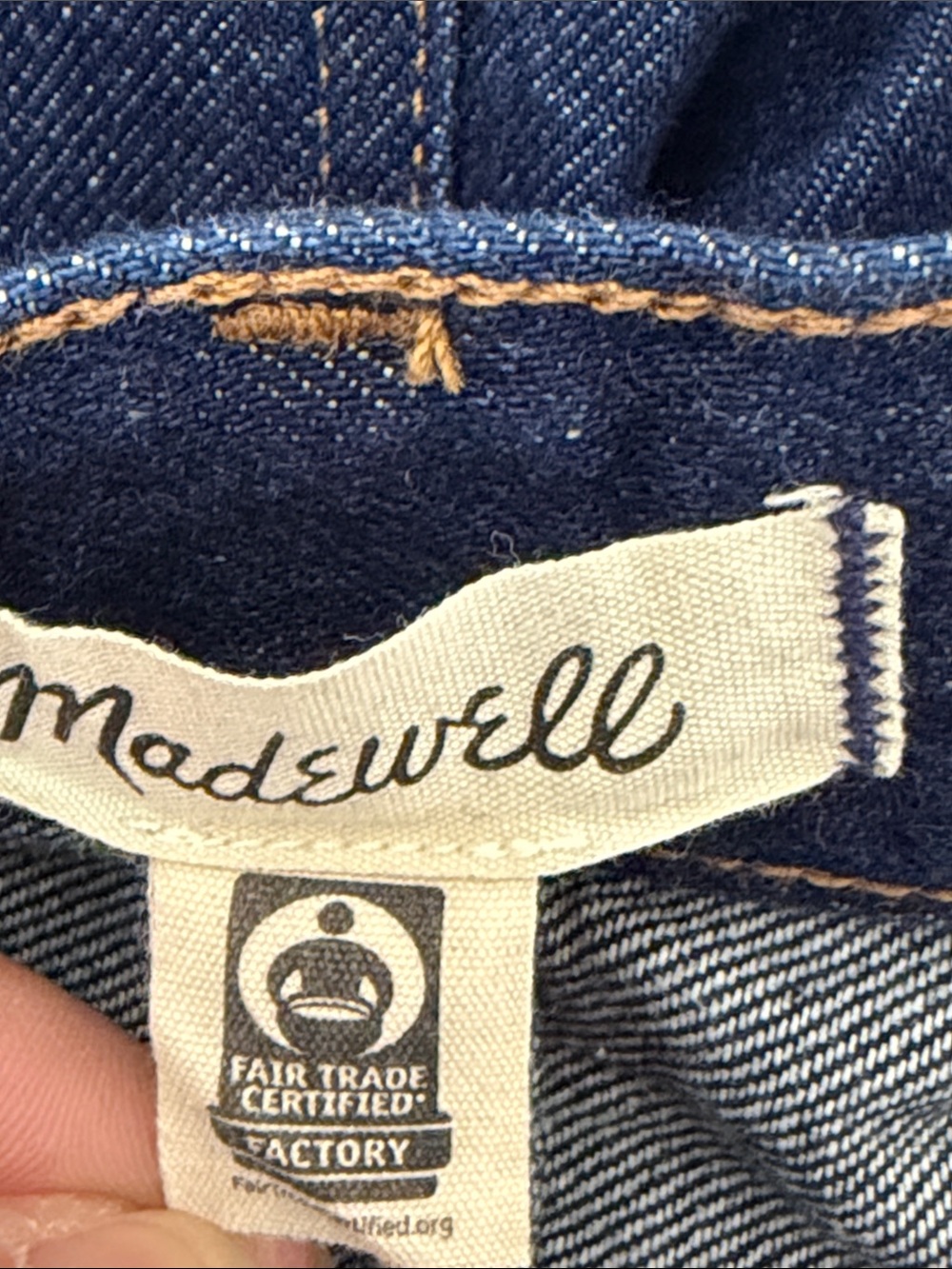 Madewell Dark Blue Superwide-Leg Jeans - Picture 9 of 12
